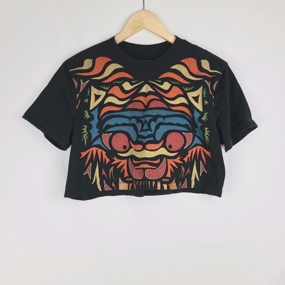 Oversized Crop Top - True Religion World Tour - Picture 1 of 4